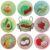 ZIRKIT 8Pcs Acrylic Shiny DIY Diamond Coasters for Adult Beginners