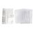 ZJchao Clear PVC Binder Sheet Protectors with Metal Rings, Transparent