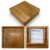 ZJRUI Beech Wood Farkle Dice Tray Storage Case with Dice and Score Sheets