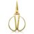 Zliutob 7.5″ Gold Ribbon Cutting Scissors, Ceremony Kit with Gloves