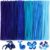 Zlulary 600 PCS Pipe Cleaner, Blue Pipe Cleaners, Chenille Stems Bulk Pipe Cleaner Craft Supplies for DIY Craft Creative Projects for Mother’s Day (Blue Series)
