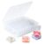 ZMoal 31 Pcs Bead Organizer Box Small Plastic Bead Storage Cases Rectangle Storage Containers Suitable for Making Bracelets Small Item Organizer