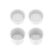 ZMoal Microgreens Growing Kit for Jars Deep and Shallow Seed Sprouter Inserts Hydroponic Growing Trays for Peas Mung Basil Kale and Indoor Gardening(4 Pcs)