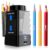 ZMOL Fully Automatic Electric Pencil Sharpener, Hands-Free Auto in & Auto Eject, Rechargeable Colored Pencil Sharpener for 6-12mm Pencils, 5 Point Settings, Auto Stop, Classroom School Teacher