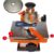 Zocxielr Manual Metal Label Printer/Marking Machine,Adjustment Embosser Position, Print Handwriting Neat/Uniform Lines Clear (2.5mm Semi)