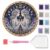 Zodiac Pearl Art Kit for Adults, 12 Astrology Designs Available, DIY Beaded Constellation Craft, Round Celestial Wall Decor, Horoscope Birthday Gift, 1 Selected Sign (D)