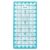 Zoid 6-1/2″ X 12″ Acrylic Ruler, Reversible Ruler for Measuring, Quilting Ruler, Slip-Resistant Ruler, Clear
