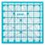 Zoid 6-1/2″ X 6-1/2″ Acrylic Ruler, Reversible Ruler for Measuring, Quilting Ruler, Slip-Resistant Ruler, Clear
