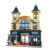 Zonesyond City Retro Clock Tower Station Building Set with Lights