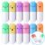 Zonon 12 Pcs Cute Colorful Highlighters Mini Pill Highlighters 6 Colors Kawaii Expression Markers Kids Fun Stationery for Classroom Rewards Teacher Prize Box Fillers Back to School Gift