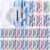 Zonon 24 Sets Math Geometry Kit Student 10 Pcs Shatterproof Storage Box Includes Compass, Rulers, Protractor, Eraser, Pencil Sharpener, Lead Refills, Pencil for Back to School Students Class Teacher
