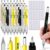 Zonon 32 Pack 6-in-1 Multitool Pens,Gold, Black, Silver, Yellow
