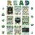 Zonon 45 PCS Reading Bulletin Board Poster Eucalyptus Classroom Decorations Boho Greenery Bulletin Board Motivational Elementary Educational Prints Poster for Teachers Kindergarten Preschool Library