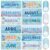 Zonon 48 Pcs Months of The Year Bulletin Board Set 12 Classroom Holiday Monthly Headliners with 36 Confetti Cutouts Seasonal Monthly Bulletin Board Borders Decoration for Classroom(Ocean Style)