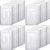 Zonon 60 Pcs Hard Plastic 2 Card Holder Clear Hard Plastic Case Protector Heavy Duty Waterproof Transparent ID Badge Holders with Thumb Slot for Office School IDs Credit Cards (Vertical)