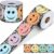 Zonon 65 Feet Composition Book Smile Face Bulletin Board Borders Pastel Face Straight Border Trims Rolled Trim DIY Decoration for Classroom Home School Office Wall Back to School