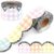 Zonon 65ft Gingham Bulletin Board Border Scalloped Composition Edge Pastel Classroom Decoration for Party Rolling Whiteboard Walls Desks Windows Doors Lockers Schools(Rainbow)