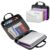 ZOOPIP Binder Folders Organizer with 20 Pack Heavyweight Plastic Pockets,Fireproof File Folder Box with Lock,Zipper Binder Bag for Important Documents,Letter Size