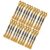 Zopsc 24Pcs Embroidery Thread, Glossy Gold Braided Floss