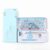 Zopsc Math Geometry Kit, 8 Pieces with Compass and Rulers (Blue)