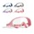 ZORNE Yilia Swim Goggles for Adults & Kids – Anti-Fog, UV Protection, Wide View with Comfort Nose Cover & Ear Plugs Set for Pool, Lake, Snorkeling