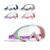 ZORNE Yilia Swim Goggles for Adults & Kids – Anti-Fog, UV Protection, Wide View with Comfort Nose Cover & Ear Plugs Set for Pool, Lake, Snorkeling