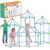 zqiliboyi 140 PCS Fort Building Kit for Kids Ages 4‑10, DIY STEM Educational Construction Fort Toy Set,Creative Kids Fort Builder Kit, Build Your Own Fort Indoor Outdoor Play Structure for Boys Girls