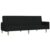ZQQLVOO 2-Seater Sofa Bed Black Fabric Twin Sleeper