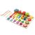 ZQsmgs 5 in 1 Montessori Activity Board, Shape Column Stacking