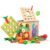ZQsmgs 9 in 1 Wooden Activity Cube, Multi-Function Toddler Play Cube