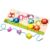 ZQsmgs Caterpillar Shape Sorting Board, Wooden Number Threading Toy