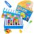 ZQsmgs Color Sorting Box Game, Pom Pom Ball Matching Toy