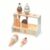 ZQsmgs Ice Cream Pretend Play Set, Double Tier Dessert Display Stand