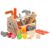 ZQsmgs Kids Wooden Tool Kit Toy, Portable Handheld Tool Box
