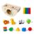 ZQsmgs Montessori Multi-Functional Wooden Activity Cube, Shape Sorter & Coin Drop Toy