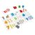 ZQsmgs Number Matching Flash Card Set, 1-10 Counting Animal Puzzle Blocks