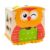ZQsmgs Owl Wooden Activity Cube, Shape Sorter with Hammer Pounding Ball STEM Toy