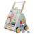 ZQsmgs Wooden Baby Walker Activity Cart, Busy Board Push Toy