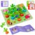 ZQsmgs Wooden Carrot Pulling Memory Game, Early Educational Toy