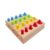 ZQsmgs Wooden Cylinder Socket Peg Toy, Sensory Training Block