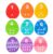 ZQsmgs Wooden Dinosaur Egg Matching Toy, Montessori 1-9 Counting Color Sorting Puzzle