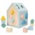 ZQsmgs Wooden House Shape Sorter Toy, Geometric Block Matching Game