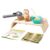 ZQsmgs Wooden Ice Cream Counter Playset, Dessert Shop Role Play Game
