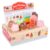 ZQsmgs Wooden Ice Cream Counter Playset, Kids Pretend Play Ice Cream Shop Toy
