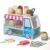 ZQsmgs Wooden Ice Cream Truck Pretend Play Set, Simulation Popsicle & Scoop Ice Cream Shop Toy
