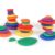 ZQsmgs Wooden Rainbow Stacking Pebbles Stones, Balancing Building Blocks