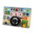 ZQsmgs Wooden Steering Wheel Board, Montessori Driving Simulator Toy