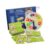 ZQsmgs Wooden Teaching Clock, Color Coded Time Learning Clock Model