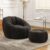 ZRedRoad Bean Bag Chair with Ottoman, Cozy Bean Bag Chairs for Adults