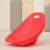 ZREVSB 2 Pack Kids Scoop Rocker Chairs Lightweight Stackable & Safe Plastic Floor Seats for Gaming Classrooms Daycares Convenient Green Children’s Rocking (Red)